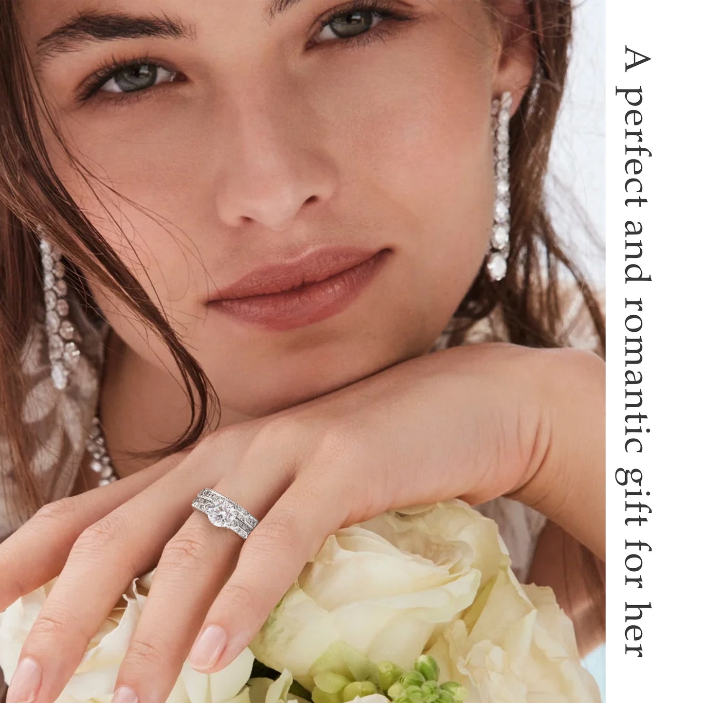 Vintage Wedding Ring Set for Cuples