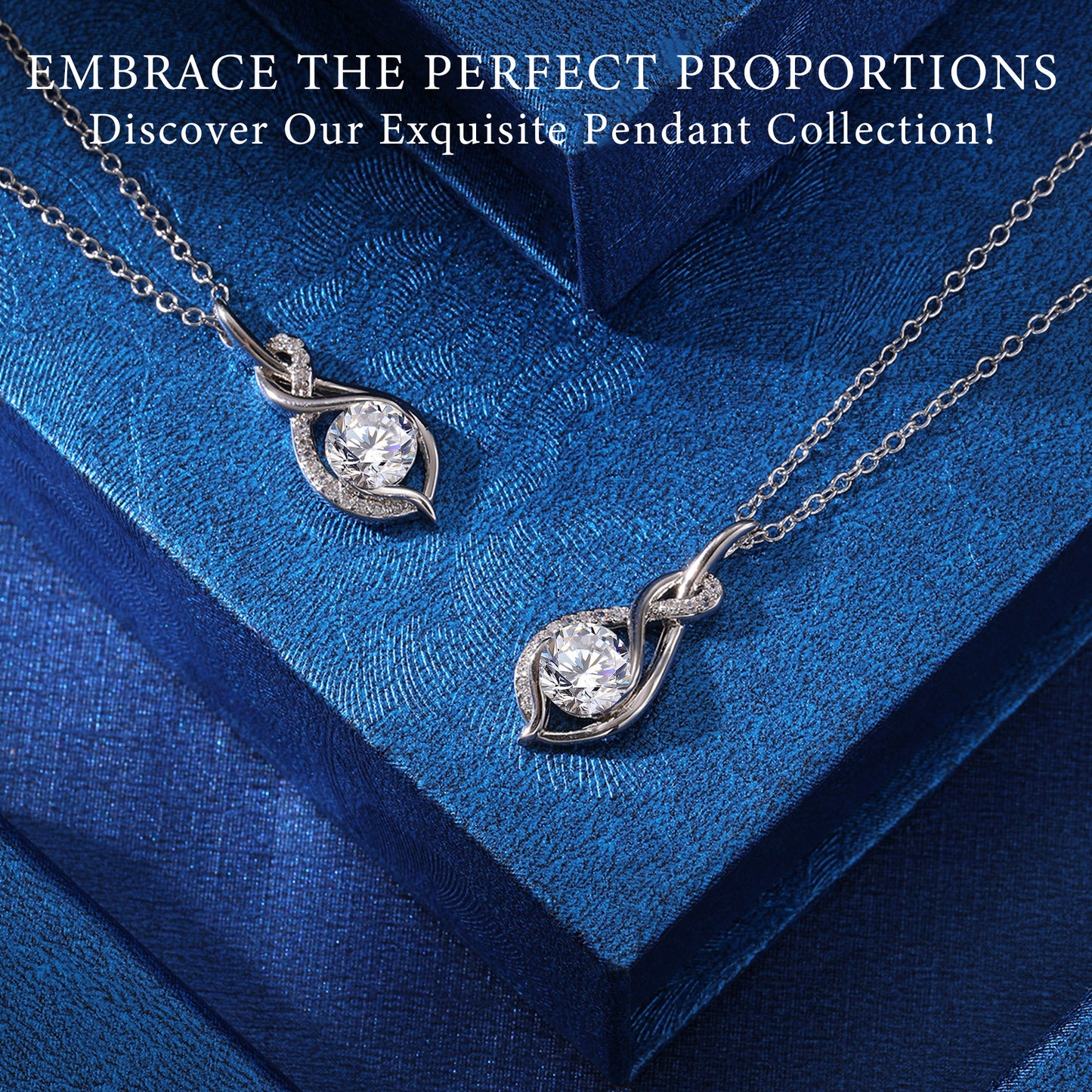 Infinity Moissanite Necklace for Women